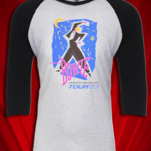 David Bowie 1983 Vintage Style Tour Jersey T-SHIRT Rock n Roll SM-XXL Unisex