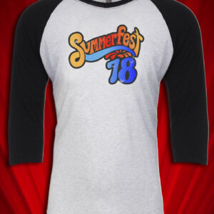 Summerfest 1978 Vintage Style Tour Jersey T-SHIRT Rock n Roll SM-XXL Unisex